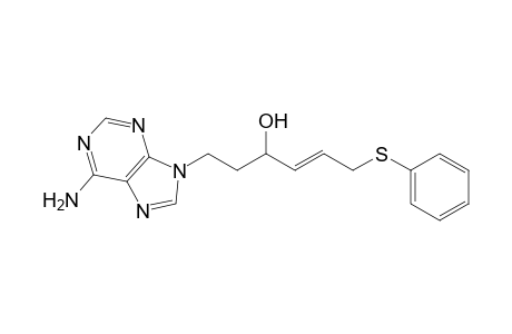 (E)-1-(6-aminopurin-9-yl)-6-(phenylthio)-4-hexen-3-ol