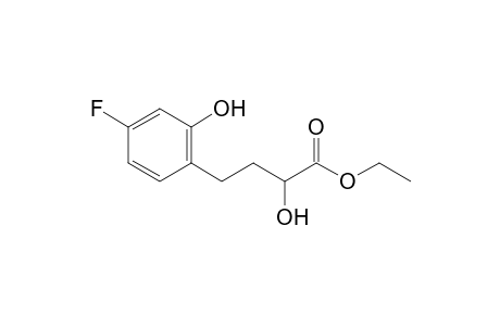 Ethyl 4-(4-fluoro-2-hydroxyphenyl)-2-hydroxybutanoate