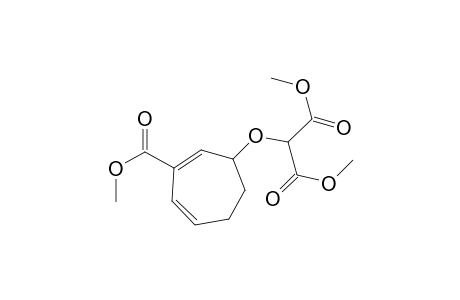 Propanedioic acid, [[3-(methoxycarbonyl)-2,4-cycloheptadien-1-yl]oxy]-, dimethyl ester, (.+-.)-