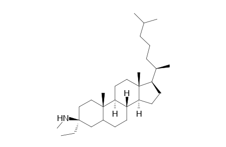 3.beta.-methylamino-3.alpha.-ethylcholestane
