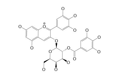 DELPHINIDIN-3-O-(2''-O-GALLOYL-BETA-GALACTOPYRANOSIDE)