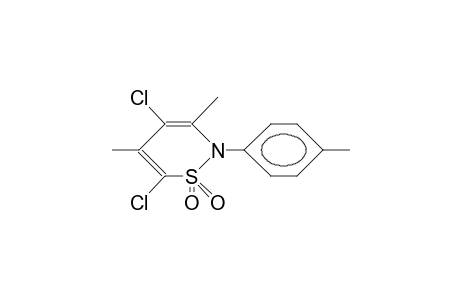 1,3-Dichloro-2,4-dimethyl-N-(4-tolyl)-1,3-butadiene-1,4-sultame