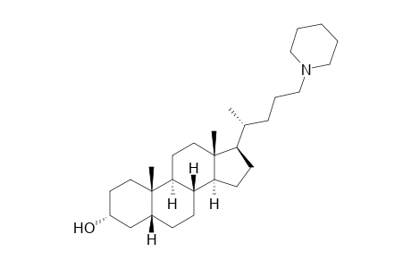 (3R,5R,8R,9S,10S,13R,14S,17R)-10,13-dimethyl-17-[(1R)-1-methyl-4-(1-piperidyl)butyl]-2,3,4,5,6,7,8,9,11,12,14,15,16,17-tetradecahydro-1H-cyclopenta[a]phenanthren-3-ol