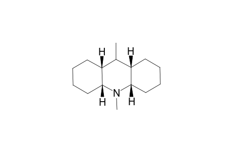 CIS-SYN-CIS-9,10-DIMETHYLPERHYDROACRIDINE