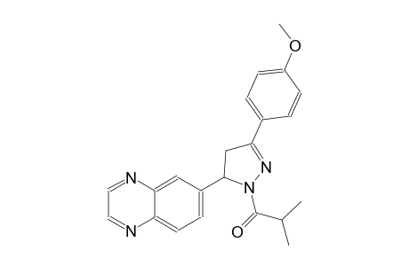 quinoxaline, 6-[4,5-dihydro-3-(4-methoxyphenyl)-1-(2-methyl-1-oxopropyl)-1H-pyrazol-5-yl]-