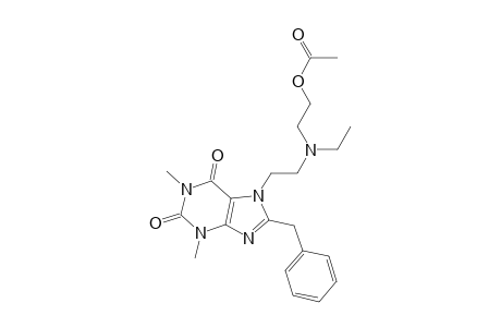 7-[2-[ethyl(2-acetoxyethyl)amino]ethyl]-3,7-dihydro-1,3-dimethyl-8-(phenylmethyl)-1H-purine-2,6-dione