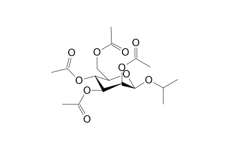 iso-Propyl 2,3,4,6-tetra-O-acetyl-.beta.,D-mannopyranoside