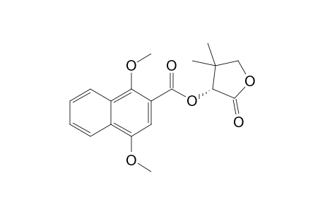 (+)-(3'R)-Dihydro-4,4-dimethyl-2-oxo-3-furanyl 1,4-dimethoxynaphthalene-2-carboxylate