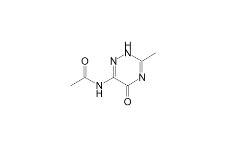 Acetamide, N-(2,5-dihydro-3-methyl-5-oxo-1,2,4-triazin-6-yl)-