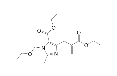5-(2-carbethoxyallyl)-3-(ethoxymethyl)-2-methyl-imidazole-4-carboxylic acid ethyl ester