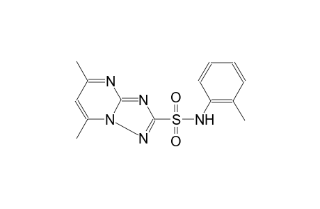 5,7-Dimethyl-N-(2-methylphenyl)[1,2,4]triazolo[1,5-a]pyrimidine-2-sulfonamide