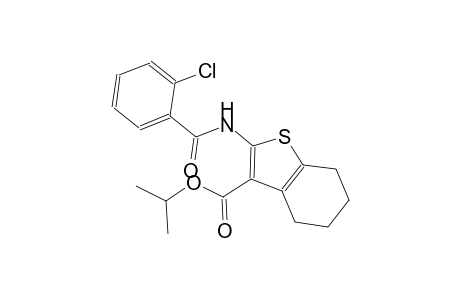 isopropyl 2-[(2-chlorobenzoyl)amino]-4,5,6,7-tetrahydro-1-benzothiophene-3-carboxylate