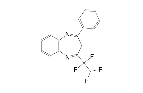 3H-1,5-benzodiazepine, 2-phenyl-4-(1,1,2,2-tetrafluoroethyl)-