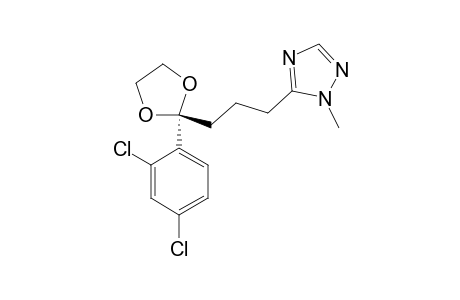 2-(2,4-DICHLOROPHENYL)-2-[3-[1-METHYL-5-(1,2,4-TRIAZOLYL)]-PROPYL]-1,3-DIOXOLANE