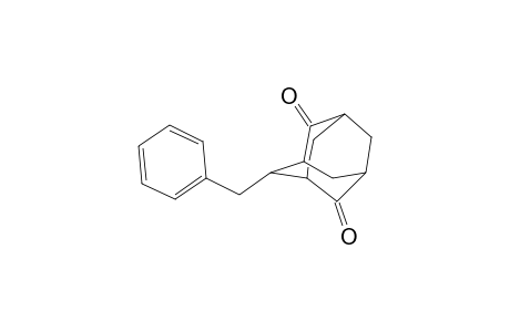 Tricyclo[3.3.1.1(3,7)]decane-2,6-dione, 4-(phenylmethyl)-