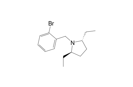 (-)-(2R,5R)-1-[(2-Bromophenyl)methyl]-2,5-diethylpyrrolidine