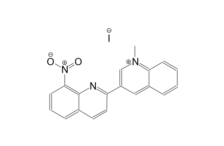 1'-Methyl-8-nitro-[2,3']biquinolinyl-1'-ium iodide