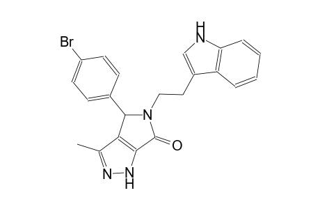 pyrrolo[3,4-c]pyrazol-6(1H)-one, 4-(4-bromophenyl)-4,5-dihydro-5-[2-(1H-indol-3-yl)ethyl]-3-methyl-