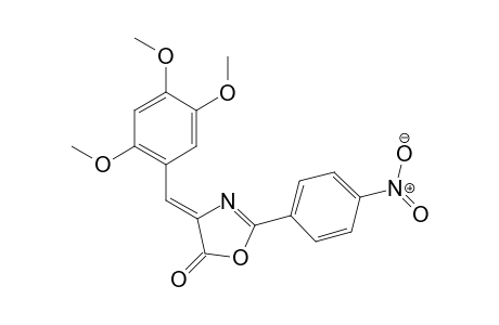 2-(p-Nitrophenyl)-(4Z)-(2,4,5-trimethoxybenzylidene)-5(4H)-oxazolone