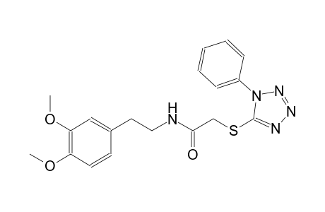 acetamide, N-[2-(3,4-dimethoxyphenyl)ethyl]-2-[(1-phenyl-1H-tetrazol-5-yl)thio]-