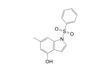 1-(benzenesulfonyl)-6-methyl-4-indolol