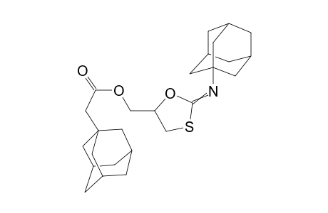 N-(1-Adamantyl)-5-(1-adamantyl)acetoxymethyl-1,3-oxathiolane-2-imine