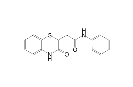 2H-1,4-benzothiazine-2-acetamide, 3,4-dihydro-N-(2-methylphenyl)-3-oxo-