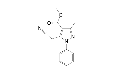 5-CYANOMETHYLENE-3-METHYL-4-METHOXYCARBONYL-1-PHENYLPYRAZOLE