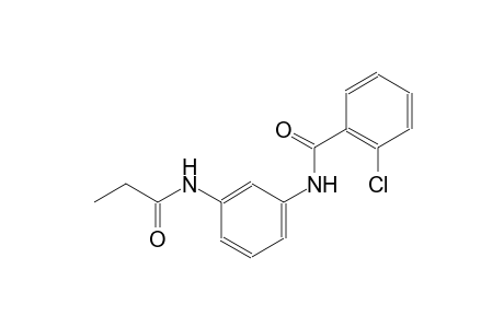 benzamide, 2-chloro-N-[3-[(1-oxopropyl)amino]phenyl]-