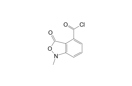 2,1-Benzisoxazole-4-carbonyl chloride, 1,3-dihydro-1-methyl-3-oxo-