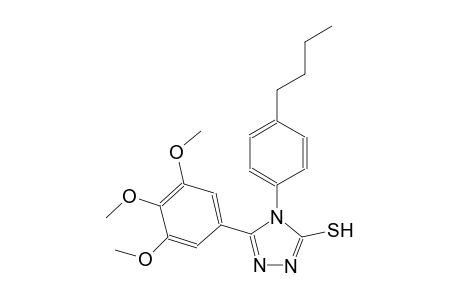 4-(4-butylphenyl)-5-(3,4,5-trimethoxyphenyl)-4H-1,2,4-triazole-3-thiol