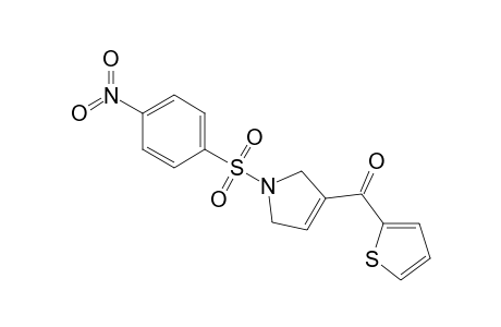 {1-[(4-Nitrophenyl)sulfonyl]-2,5-dihydro-1H-pyrrol-3-yl}(2-thienyl)methanone