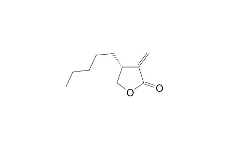 (R)-(+)-.alpha.-Methylene-.beta.-pentyl-gama-butyrolactone