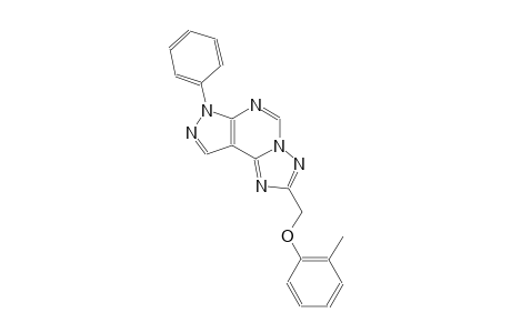 2-[(2-methylphenoxy)methyl]-7-phenyl-7H-pyrazolo[4,3-e][1,2,4]triazolo[1,5-c]pyrimidine