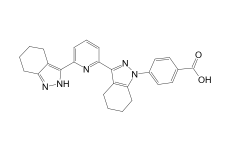 4-[3-[6-(4,5,6,7-tetrahydro-1H-indazol-3-yl)-2-pyridinyl]-4,5,6,7-tetrahydroindazol-1-yl]benzoic acid
