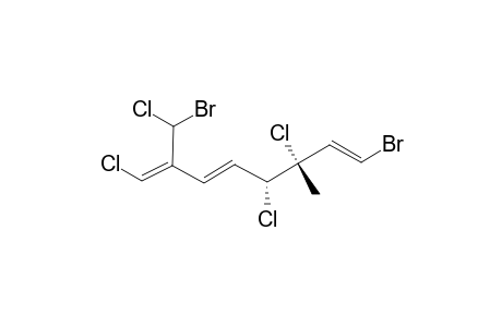 (1Z,3E,7E)-9-BROMO-(1Z,5R*,6R*,9)-TETRACHLORO-6-METHYLOCTATRIENE