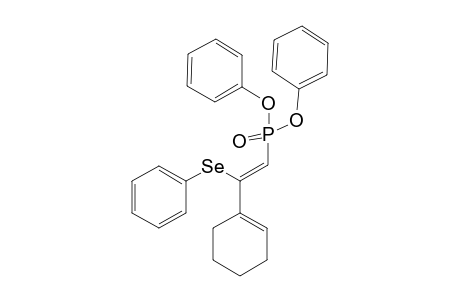 (Z)-1-(DIPHENOXYPHOSPHINYL)-2-(1'-CYCLOHEXENYL)-2-(PHENYLSELENO)-ETHENE