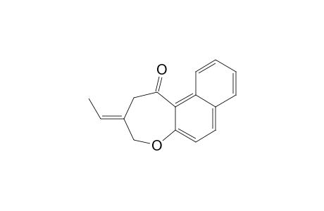 Naphth[2,1-b]oxepin-1(2H)-one, 3-ethylidene-3,4-dihydro-, (E)-