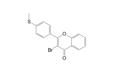 2-[p-(Methylthio)phenyl]-3-bromoflavone