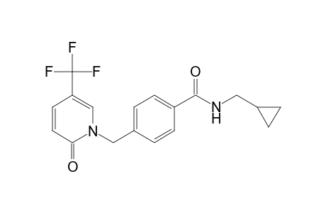N-(CYCLOPROPYLMETHYL)-alpha-[2-OXO-5-(TRIFLUOROMETHYL)-1(2H)-PYRIDYL]-p-TOLUAMIDE