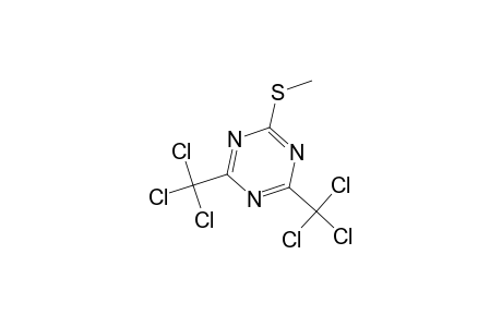 1,3,5-Triazine, 2-(methylthio)-4,6-bis(trichloromethyl)-