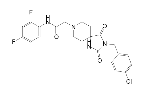 1,3,8-triazaspiro[4.5]decane-8-acetamide, 3-[(4-chlorophenyl)methyl]-N-(2,4-difluorophenyl)-2,4-dioxo-
