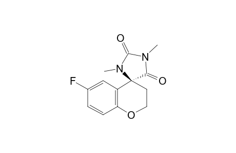 (4S)-6-Fluorospiro[chroman-4,4'-imidazolidine]-2',5'-dione, N,N'-bis-methyl