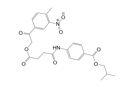 benzoic acid, 4-[[4-[2-(4-methyl-3-nitrophenyl)-2-oxoethoxy]-1,4-dioxobutyl]amino]-, 2-methylpropyl ester