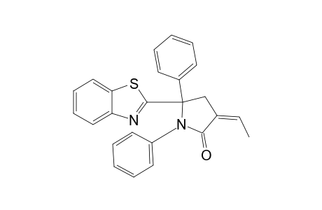 5-Benzothiazol-2-yl-3-ethylidene-1,5-diphenylpyrrolidin-2-one