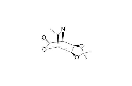 2,6,7-TRIDEOXY-2,6-IMINO-3,4-O-ISOPROPYLIDENE-D-GLYCERO-L-TALO-HEPTONO-1,5-LACTONE