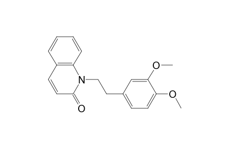 2(1H)-Quinolinone, 1-[2-(3,4-dimethoxyphenyl)ethyl]-