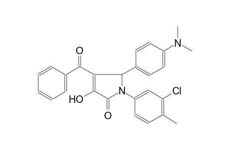 4-Benzoyl-1-(3-chloro-4-methyl-phenyl)-5-(4-dimethylamino-phenyl)-3-hydroxy-1,5-dihydro-pyrrol-2-one