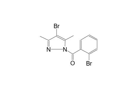 4-bromo-1-(2-bromobenzoyl)-3,5-dimethyl-1H-pyrazole