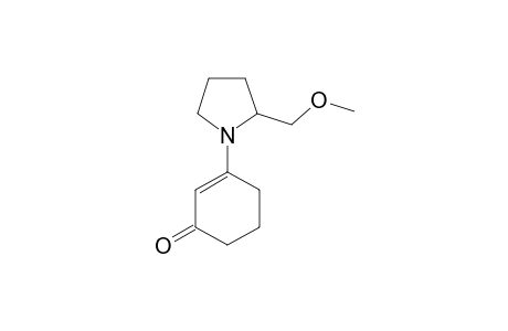 Pyrrolidine, N-(1-cyclohexen-3-one-1-yl)-2-(methoxymethyl)-
